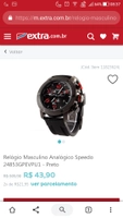 Relógio Masculino Analógico Speedo 24853GPEVPU1 - Preto - R$44