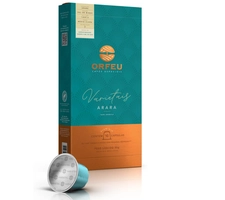 [Próx. ao Vencimento] Cápsulas de Café Arara Orfeu, Compatíveis com Nespresso, Contem 10 cápsulas