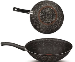 Panela Wok Rochedo Stone Pro 28 cm - R$40