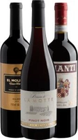 Kit especial com os três melhores vinhos tintos | R$110 + frete grátis