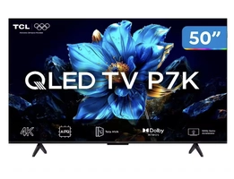 Smart TV TCL 4K QLED  60Hz - 50P7K