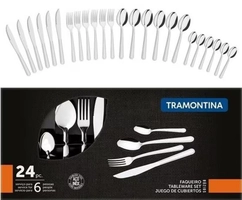 Faqueiro Inox Tramontina Búzios 24 Peças