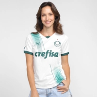 Camisa Palmeiras II 23/24 s/ nº Torcedor Puma Feminina - GG