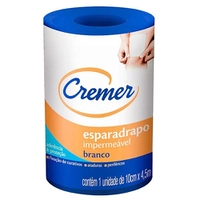 ESPARADRAPO 10CMX4,5M C/LACRE CREMER IMPERMEAVEL CX 24 UNIDADES