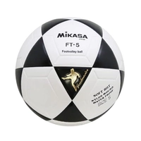 Mikasa Bola de Futevolei FT 5 Branco e Preto