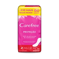 Absorvente Carefree Protetor Diário Proteção Com Fragrância, 80un