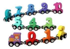 Trem Didático Magnético para Crianças