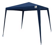 Tenda Gazebo Azul Polietileno 3x3 Metros Desmontável Belfix