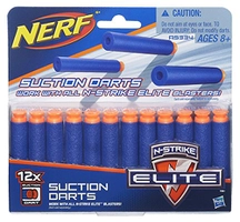 [PRIME] Refil Nerf Elite com 12 Dardos Sucção - Compatível com qualquer lançador N-Strike Elite - A5334 - Hasbro R$12