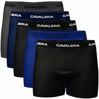 Cavalera Kit 5 Cuecas Boxer Masculinas Sem Costura Tam. P, M, G e GG