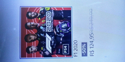 [PS4] F1 2020 | R$125