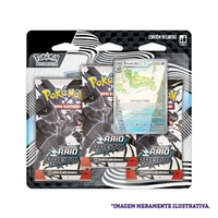 Blister Triplo Pokémon EV10.5 Raio Negro Reuniclus