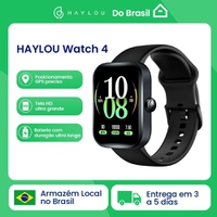 [Br] Smartwatch Haylou 4 com GPS, tela HD 1.93", chamadas e resistência IP68