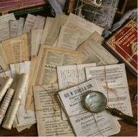 Papeis misteriosamente misteriosos. | R$ 0,53