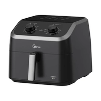 Fritadeira Air Fryer Midea 8,5L 1900W 220V Antiaderente