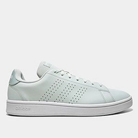 【Tam.: 38 E 39  】Tênis Adidas Advantage Base Feminino - Verde Claro+Branco
