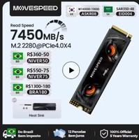 [No Brasil] SSD M2 MoveSpeed 4TB com 7450 MB/s