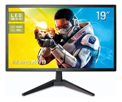 Monitor Viewpro 19'' Led Com Hdmi Vga Vesa Cor Preto