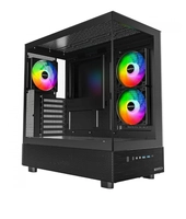 Gabinete Gamer Montech XR, Mid Tower, Black, ATX, Com 3 Fans, Vidro Temperado, XR (B)