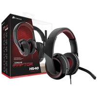 Headset Corsair Raptor Hs40 7.1 USB Gaming Preto | R$159