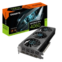 Placa de Vídeo Gigabyte NVIDIA GeForce RTX 4060 EAGLE OC, 8GB, GDDR6, DLSS, Ray Tracing, GV-N4060EAGLE OC-8GD