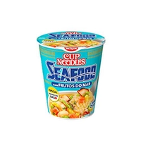 (+Por- R$3,28)Cup Noodles Sabor Frutos Do Mar Nissin 65g