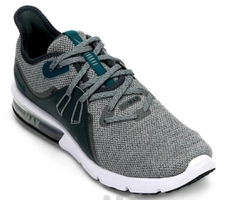 Tênis Nike Air Max Sequent 3 Masculino - Verde e Cinza R$256