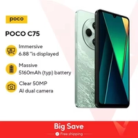 [BR] Smartphone POCO C75 8GB/256GB Versão Global 5160mah