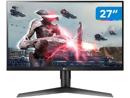 Monitor Gamer LG 27GL650F-B.AWZ 27" LED IPS - Widescreen Full HD HDR10 HDMI 144Hz 1ms R$1.664