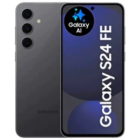 [R$ 2.186 Cashback Pelando] Smartphone Samsung Galaxy S24 FE 5G 128GB 8GB RAM, Tela 6.7 sAMOLED 120Hz, IP68, Modo DEX, 7 Anos de Atualizações, Preto
