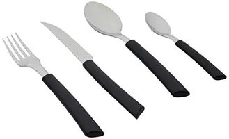 Faqueiro 24 Peças Tramontina Brisa Preto | R$34