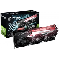 Placa de Vídeo INNO3D GeForce RTX 3060 iCHILL X3 RED, 12GB, LHR, GDDR6, DLSS, Ray Tracing, C30603-12