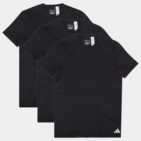 Kit Camiseta Adidas Básicas 3 Peças Masculino
