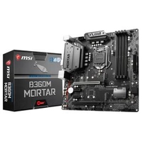 Placa Mãe MSI B360M Mortar, Chipset B360, Intel LGA 1151, mATX, DDR4 | R$499