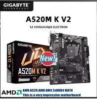 [Moedas R$ 334/APP/Mastercard] Placa Mãe AM4 Gigabyte A520M K V2 