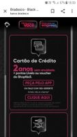 Cartões Bradesco com 2 anos de anuidade grátis mais pontos livelo ou voucher no shopfácil