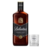 Whisky Escocês Ballantines Bourbon Finish 750ml + Copo Ballantine's