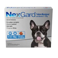 [Rec] NexGard Antipulgas e Carrapatos para Cães de 4,1 a 10kg, 1 tablete