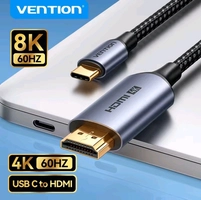 [Taxas Inclusas/R$6 Moedas App] Cabo USB C / HDMI - 1m Vention 