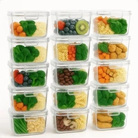 10 Potes de plástico 750ml para Marmitas e Alimentos