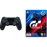 [Ame 354] Controle Sem Fio Dualshock 4 Preto + Game Gran Turismo 7 Edicao Standard - PS4