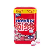 Pastilhas Mentos Kiss Morango Sem Açúcar
