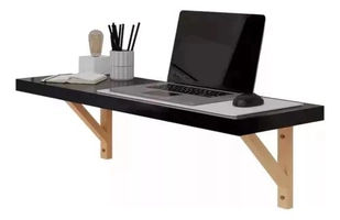 Prateleira Economia De Espaço Cozinha Organizada Mdp Preto Preto