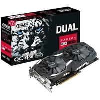 Placa de Vídeo Asus AMD Radeon RX 580 OC 4GB, GDDR5 - DUAL-RX580-O4G