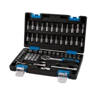 Jogo de Soquetes Sextavados 57 Peças Nell XWT0057