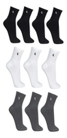 Kit Com 10 Pares De Meia Cano Longo Adulto Lupo