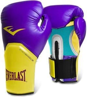 Luva Pro Style Elite Everlast Roxo C/ Amarelo 12 Oz | R$120