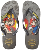 Chinelo Mario Bros, Havaianas, masculino, Cinza