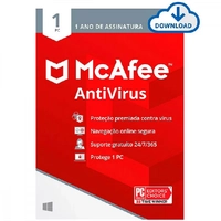 Licença McAfee Antivirus - MACF0001-BOX