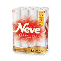 [Prime/Recorrência] Papel Higiênico Neve Toque de Seda, 32 Rolos (R$1,12/rolo)